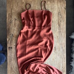 Park & Fifth Terracotta Strapless Dress